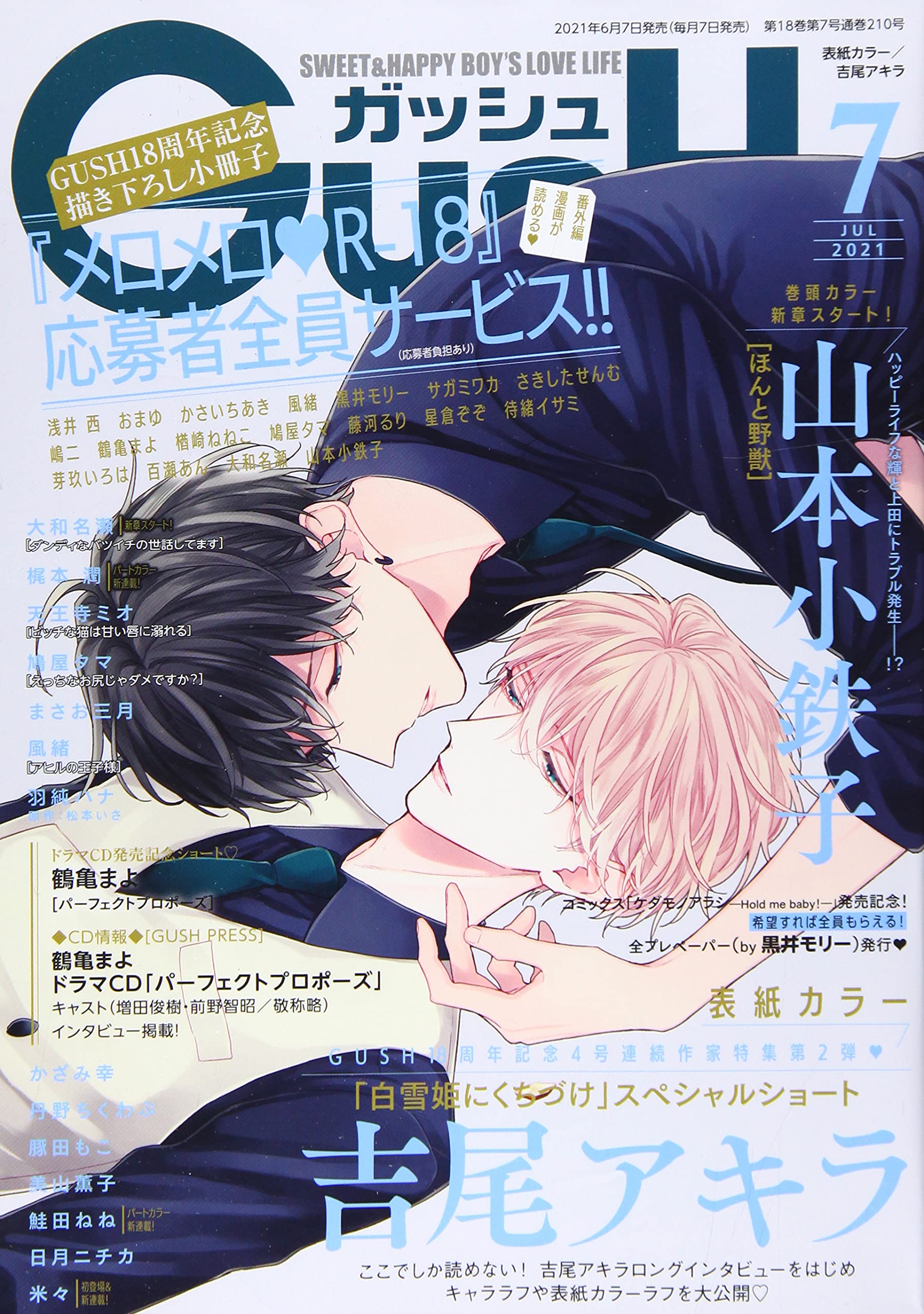 Amazon.co.jp: GUSH (ガッシュ) 2021年 07月号 [雑誌] : Japanese Books